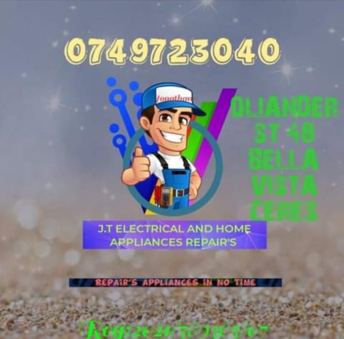 JT ELECTRİCAL AND HOME APPLIANCES REPAIR&#8217;S (PTY) LTD