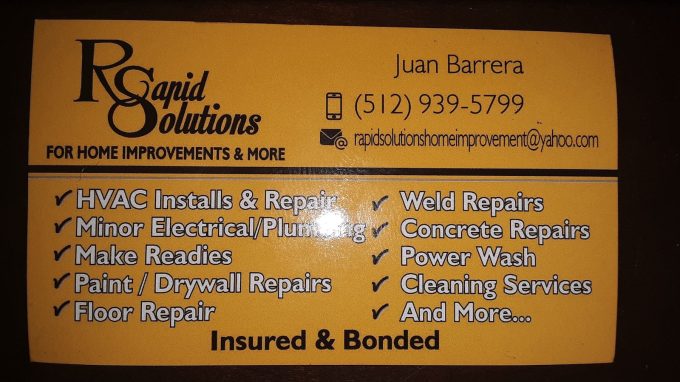 Rapid solutions for home improvement and more